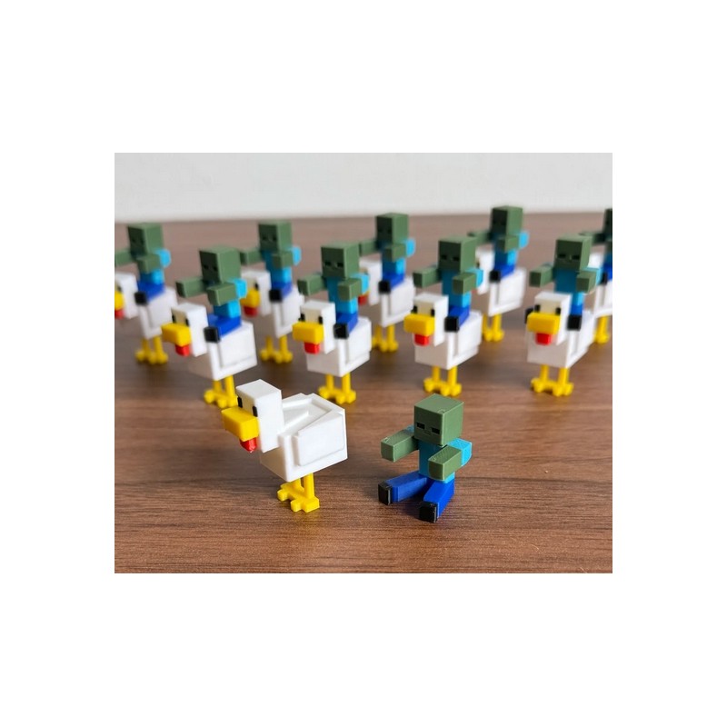 Minecraft Tavuk Jockey Oyuncak