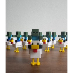 Minecraft Tavuk Jockey Oyuncak